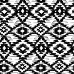 Ikat Ogee Background - boho style