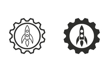 Start up - vector icon.