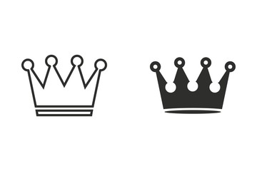 Crown - vector icon.