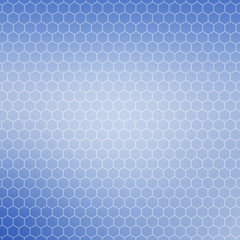  Honeycomb background mosaic - abstract geometric hexagon grid, shades of blue 