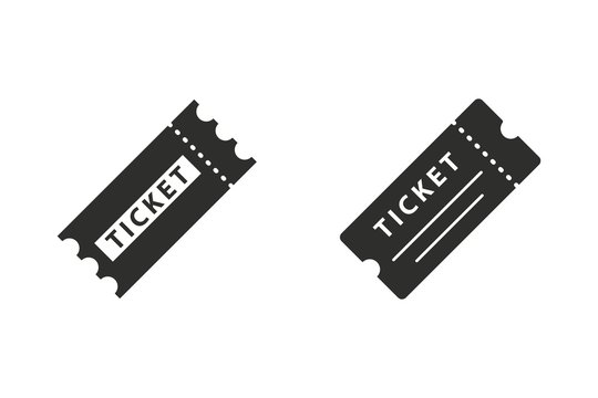 Ticket - vector icon.