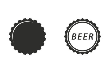 Bottle cap - vector icon.