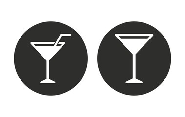 Cocktail - vector icon.