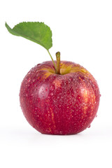 Apple on white background
