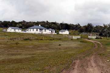 Tourist station in Tierra del Fuego.