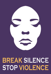 Break silence. Stop violence.