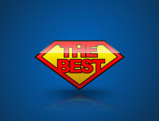 The best badge tag banner shield style. Vector illustration. Can use for element the best seller and the best product.