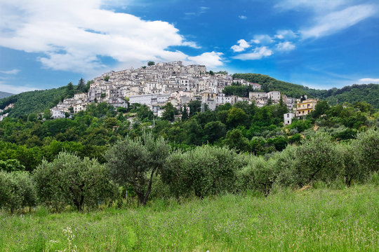 Small village named Pretoro in Chieti Province (Italy)