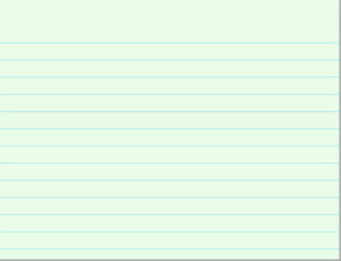 Leere Kartei Karte grün