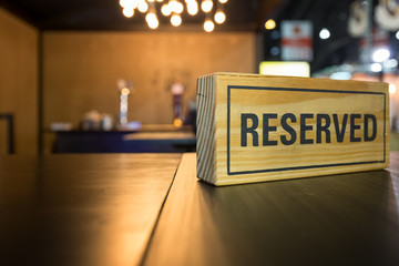 Reserved sign
