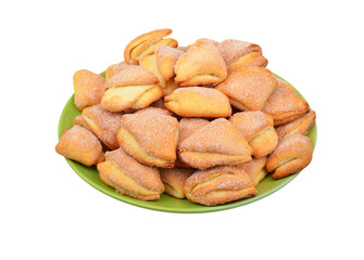 Homemade cookie on plate