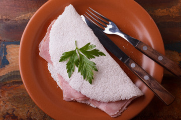 Casabe (bammy, beiju, bob, biju) - flatbread of cassava (tapioca