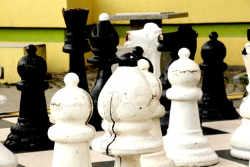 Outdoor Chess board
