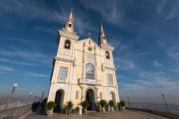 Fototapeta na wymiar Catholic Penha Church on the Mountaun in Rio de Janeiro, Brazil