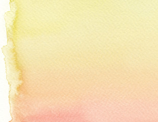 abstract yellow tones watercolor background