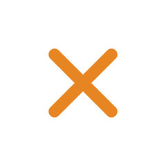 Fototapeta premium icon business orange
