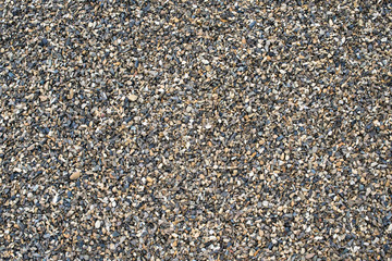 Crushed stones surface