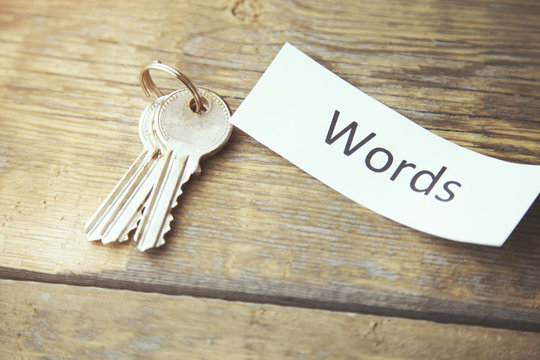 key and Words word