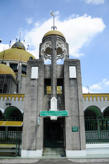 SELANGOR, MALAYSIA -AUGUST 21, 2014: Sultan Suleiman Mosque in Klang, Selangor, Malaysia. It was a...