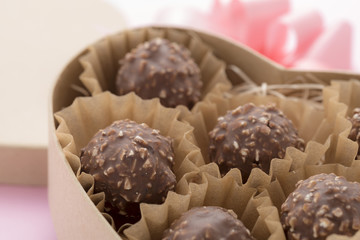 ギフトボックスにはいったチョコレート