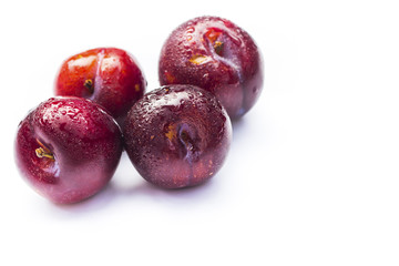Fresh plums