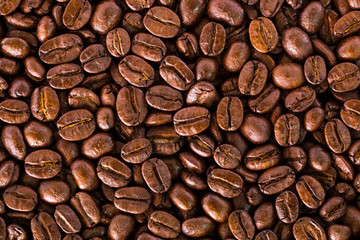Roasted coffee beans