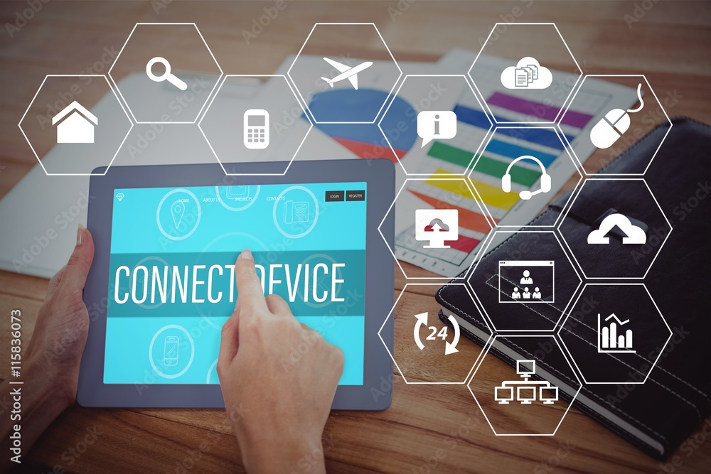 Poster composite image of smartphone apps icons