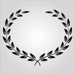 wreath icon vector