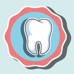 symbol tooth isolated icon design, vector illustration  graphic 