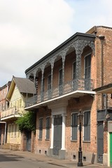 Obraz premium New Orleans French Quarter Street Scene