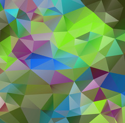Colored vector triangle background. Can be used as card, invitation 