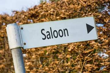 Schild 92 - Saloon