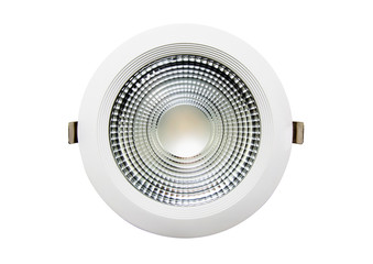 LED Down light isolated