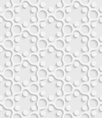 Seamless Snowflake Pattern