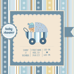 baby boy shower card