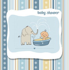 baby boy shower card