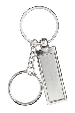 Hanging Silver Key Chain