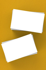 stack of business card