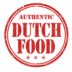 Authentic dutch food stamp