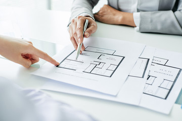 Showing blueprint