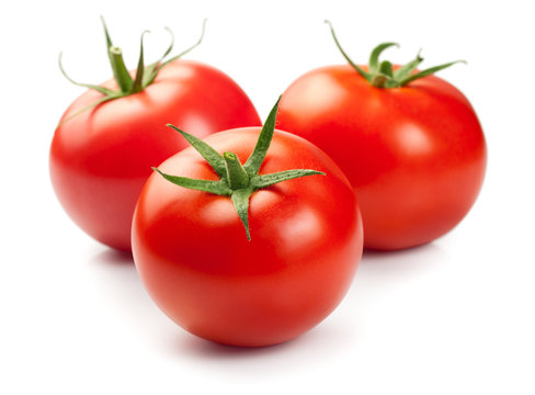 Three Red Tomatoes