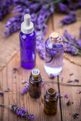 Bottle of essential oil
