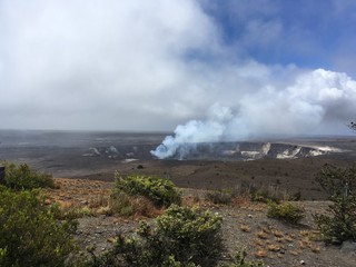 Smoke Billowing from Hawaii Volcano