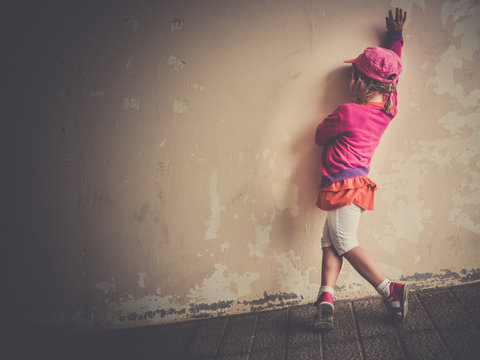 Girl Practising Dance Moves