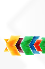 Glossy arrow wallpaper