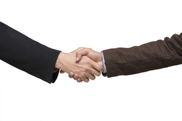 Handshake : Teamwork for success of the business in the future.