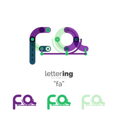 Alphabet letter font logo business icon
