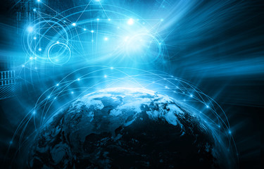 Best Internet Concept of global business from concepts series. Elements of this image furnished by NASA