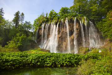 Plitvice lakes park in Croatia.