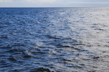 STAITHES, ENGLAND - JULY 12: View of the North Sea. In Staithes, North Yorkshire, England. On 12th July 2016.